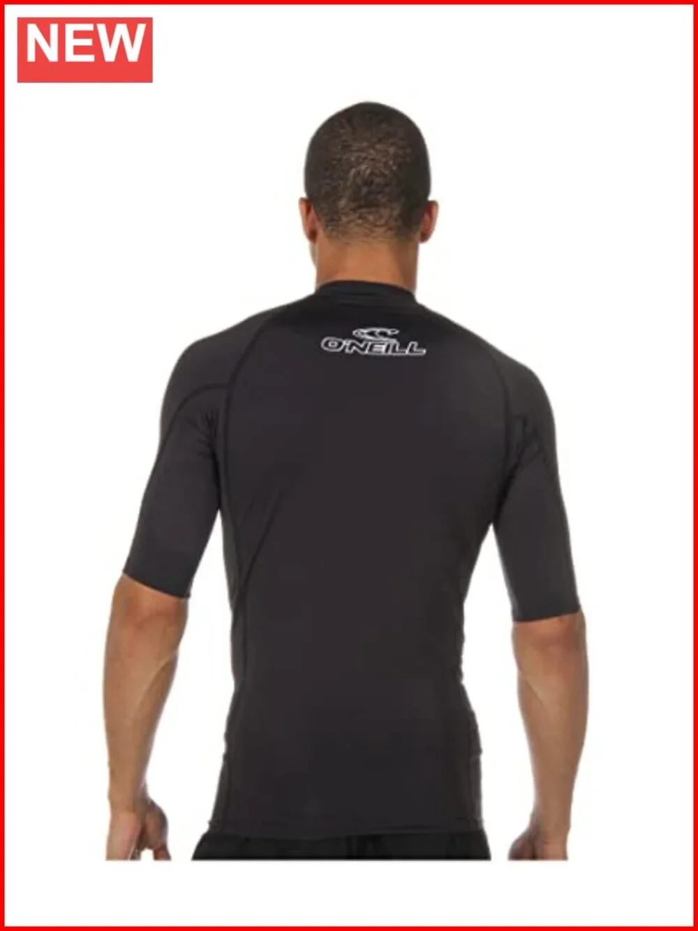 UPF 50+ Short Sleeve Rashguard for Men Surfing Swim Shirt